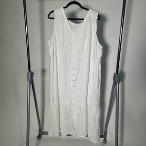 New Directions White Maxi Dress